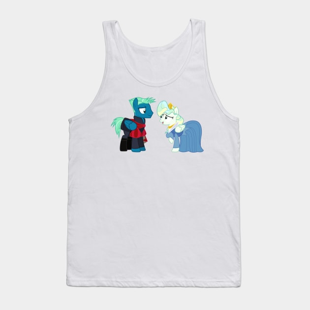 Sky Stinger and Vapor Trail Sleeping Beauty (blue) Tank Top by CloudyGlow